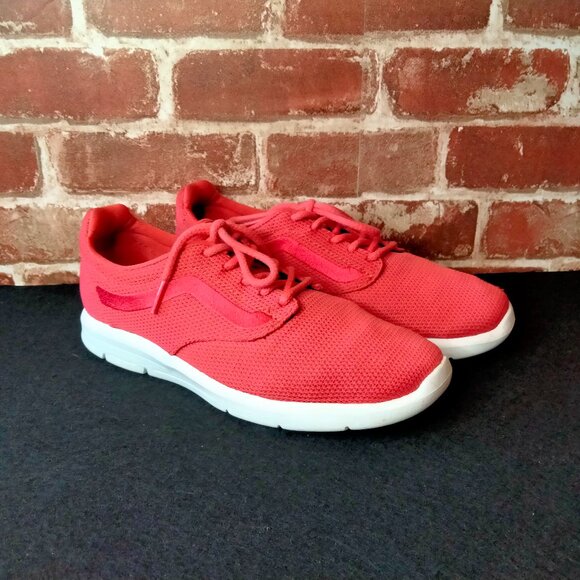 Vans Iso Womens Shoes Size 6 Red Sneakers - Picture 1 of 8